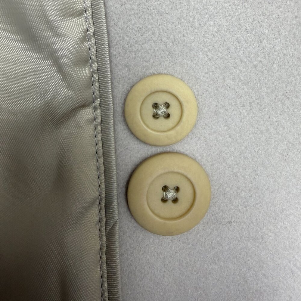 L.L. BEAN Women's NWOT Classic Lambswool Polo‎ Coat Pale Pink | Size 12R - Picture 10 of 15